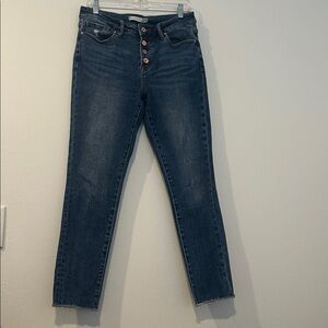 Altar'd State High Rise Jeans - Dark Blue